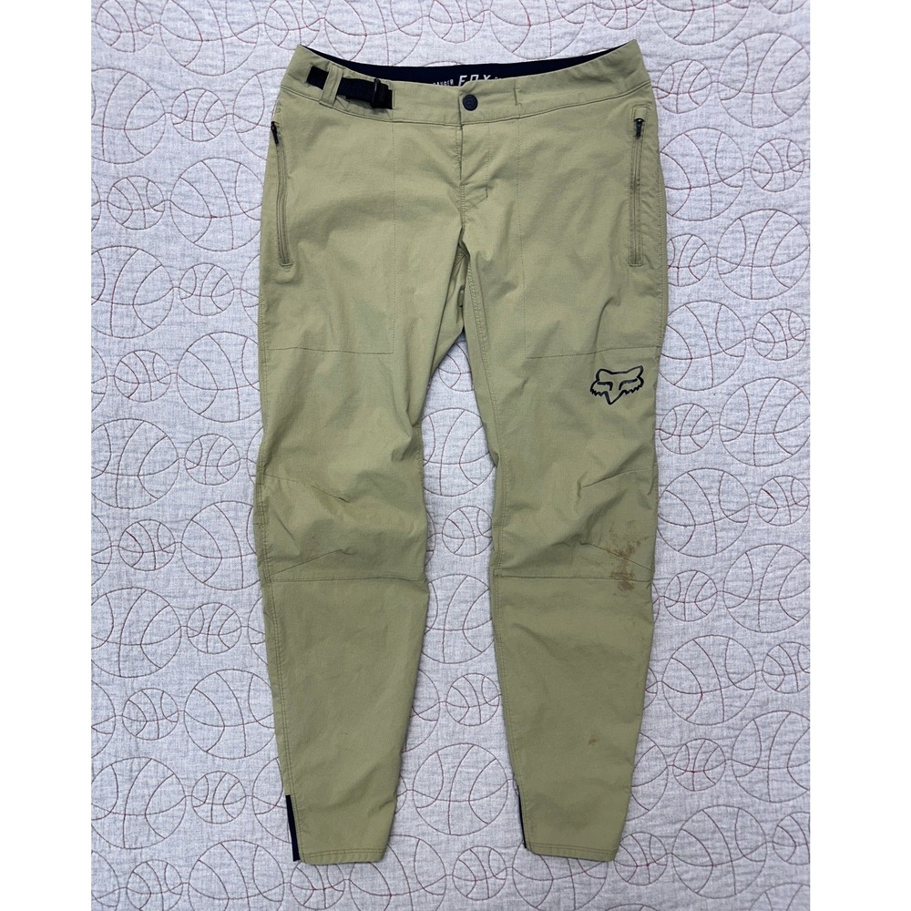 Fox Racing Ranger Cycling Pants Olive Green MTB Tapered / Mens 30